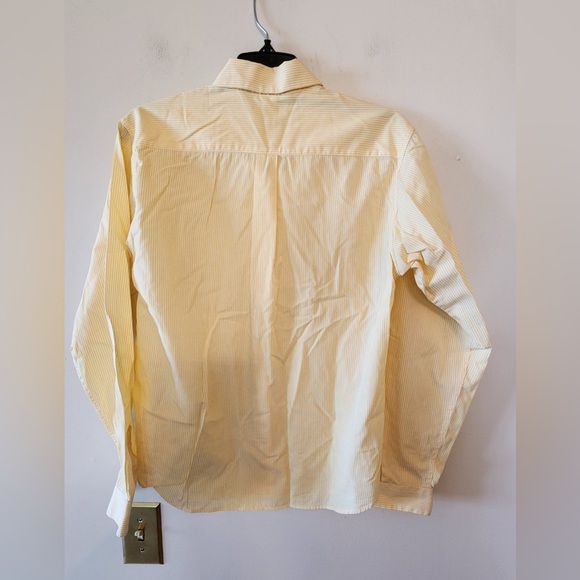 Michael Kors Shirt Women's Medium Button Up Long Sleeve Collared Striped - Picture 2 of 3